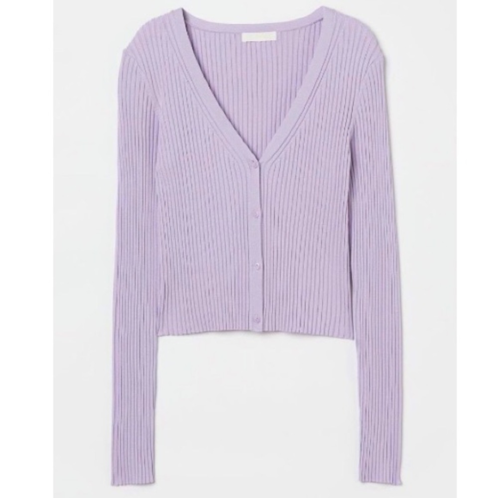 Rib-Knit Cardigan